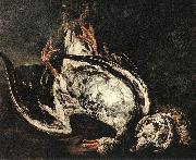 BOEL, Pieter Still-Life with Dead Wild-Duck gfh oil painting on canvas